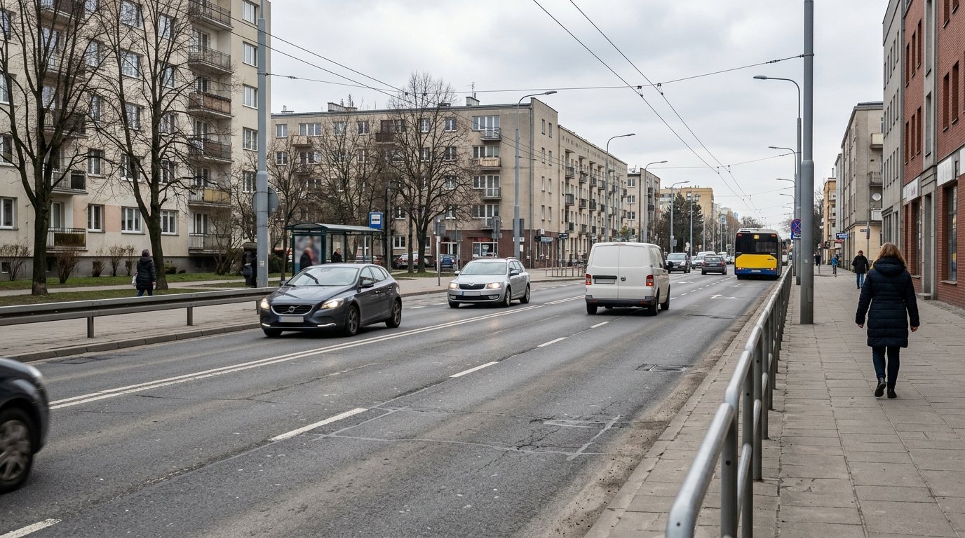 Utrudnienia w ruchu na ul. Armii Krajowej w Gdyni: planowany remont nawierzchni