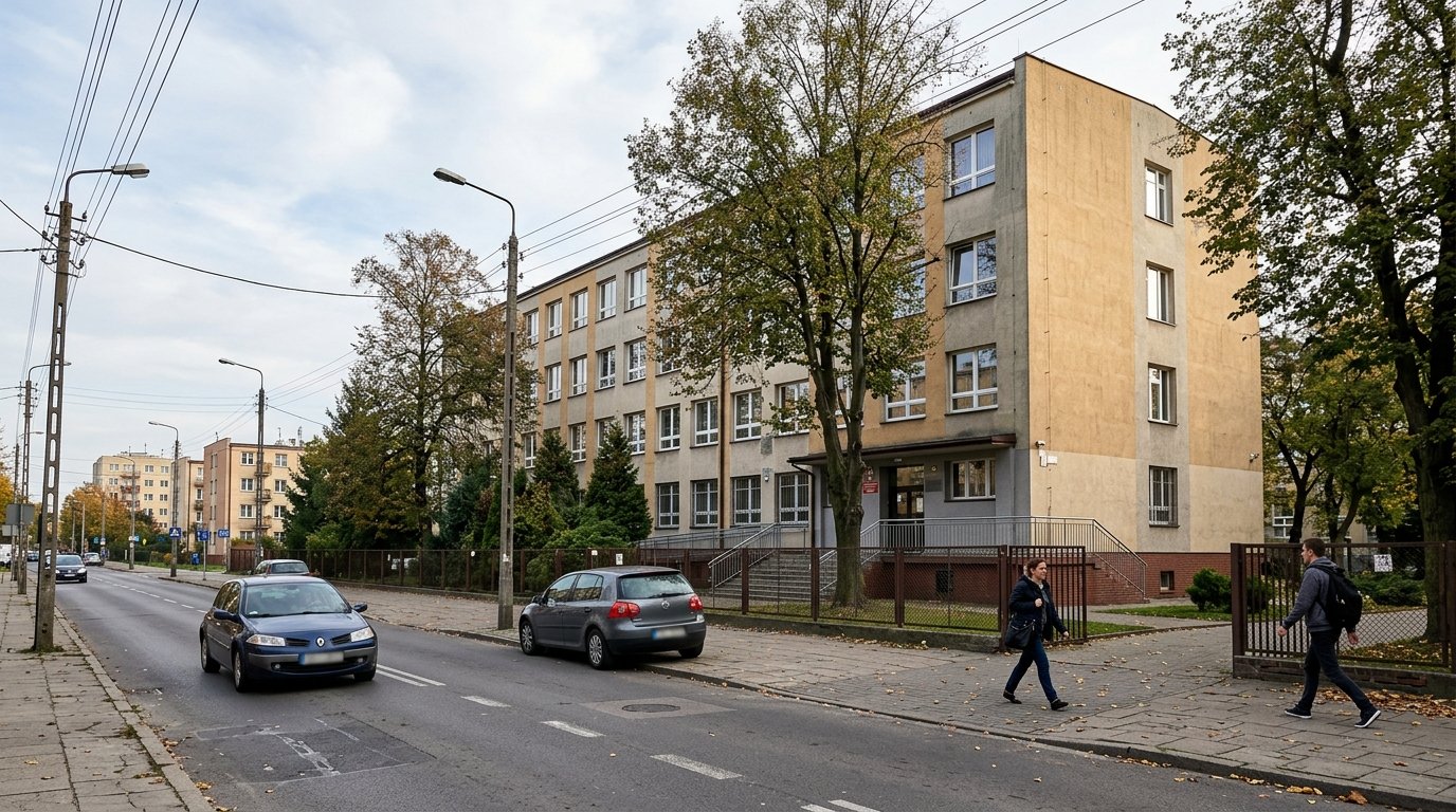 Modernizacja energetyczna technikum przy ul. Edwarda w Łodzi