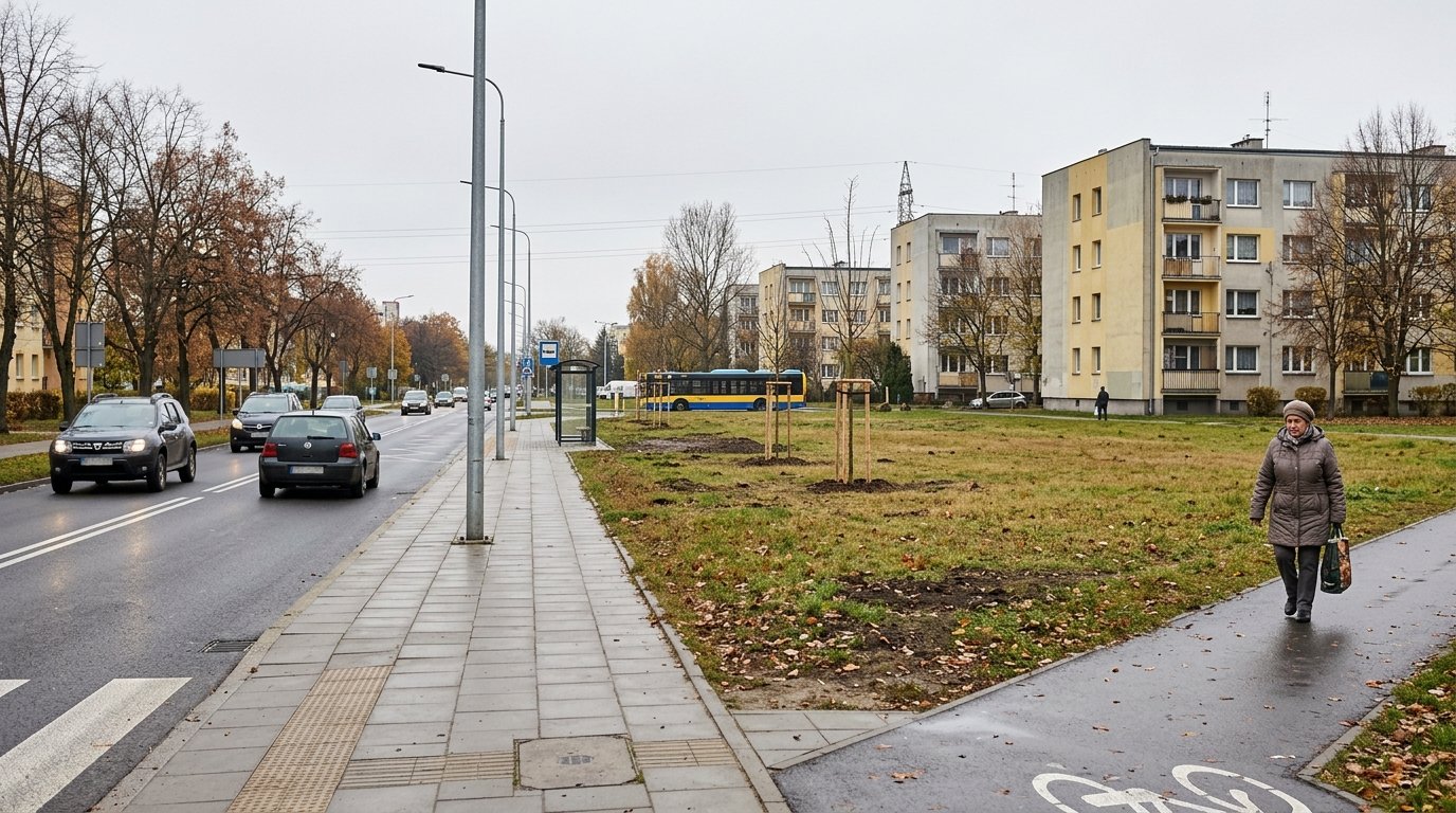 Nowa zieleń na Stabłowicach: wyłoniono wykonawcę inwestycji przy ul. Fieldorfa