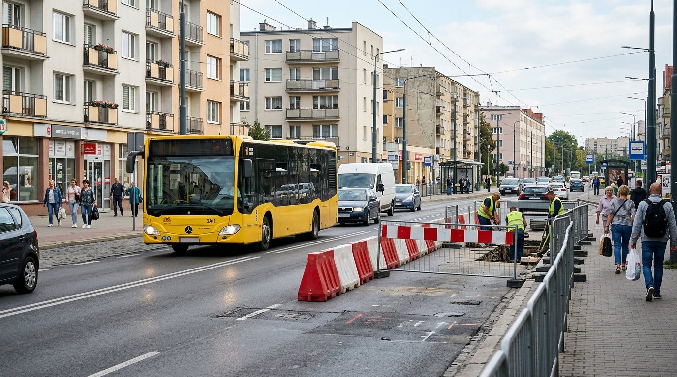 Utrudnienia w komunikacji miejskiej w Gdańsku: zmiany tras linii 168, 199, 283 oraz korekta linii 126