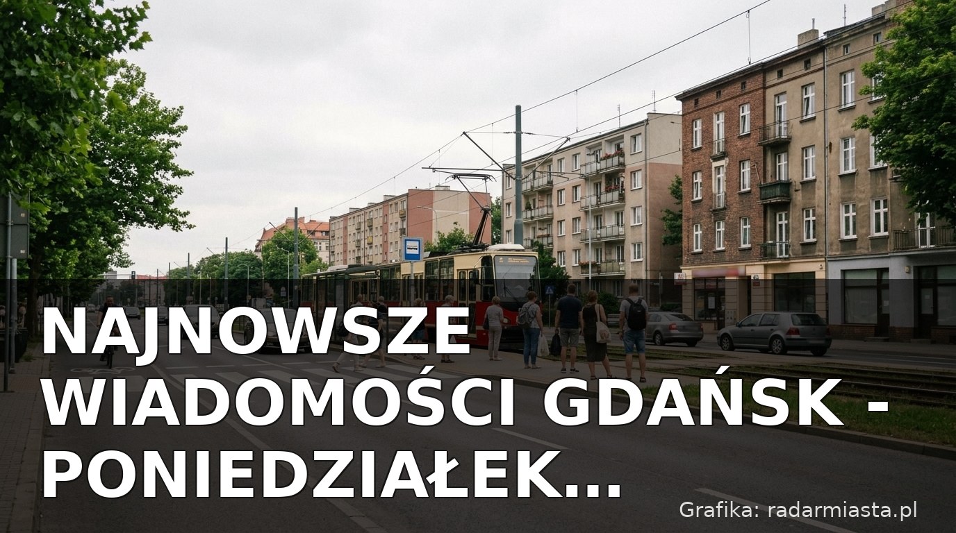 Najnowsze wiadomości Gdańsk – Poniedziałek 13.07.2026