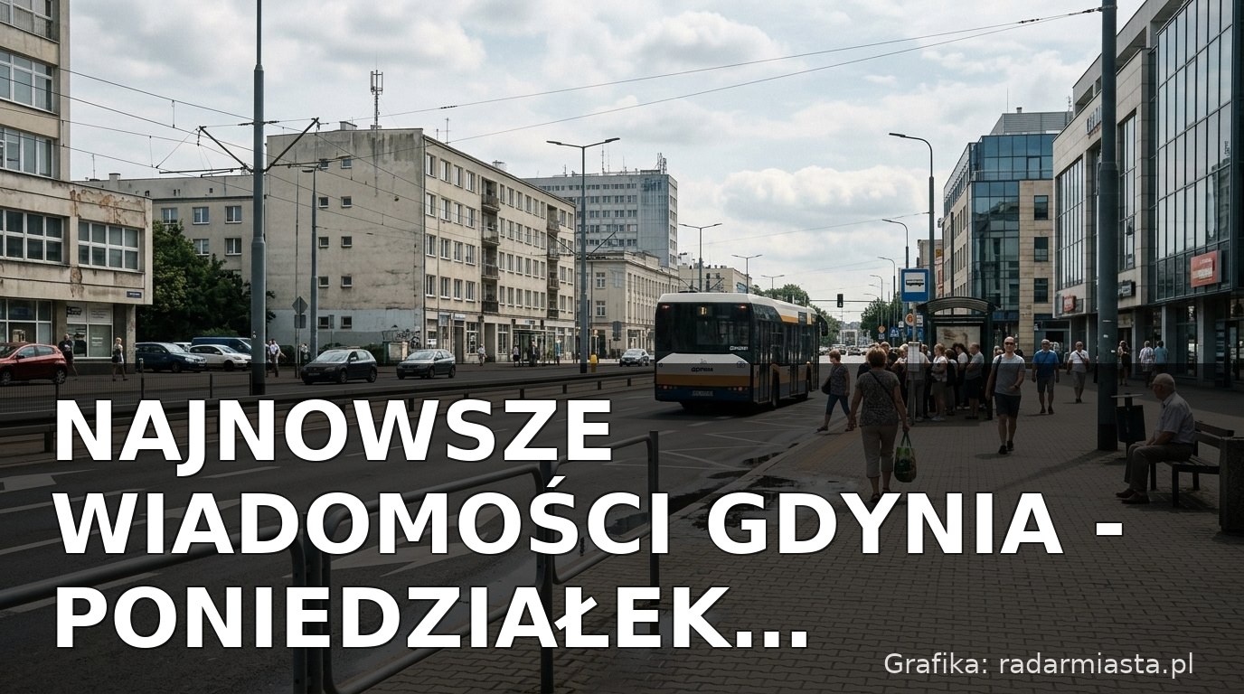 Najnowsze wiadomości Gdynia – Poniedziałek 13.07.2026