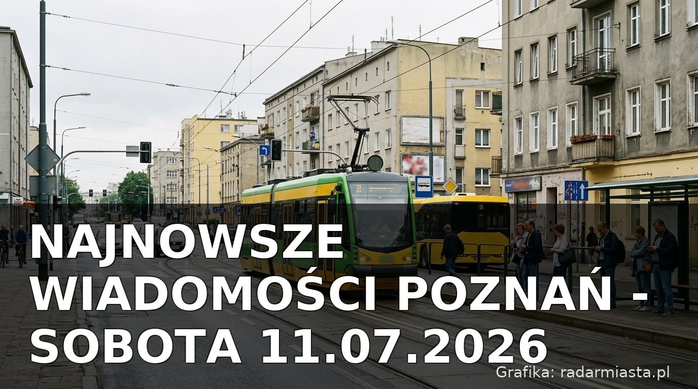 Najnowsze wiadomości Poznań – Sobota 11.07.2026