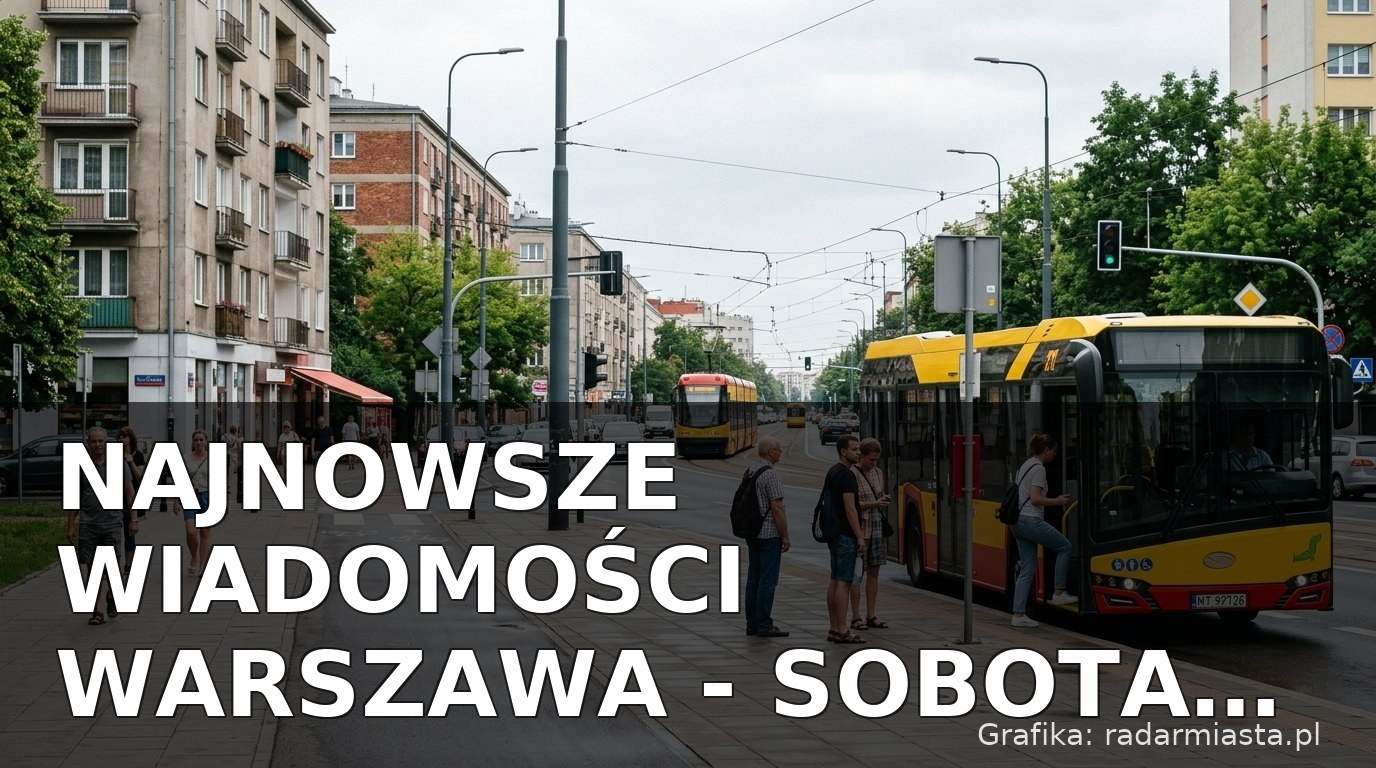 Najnowsze wiadomości Warszawa – Sobota 11.07.2026