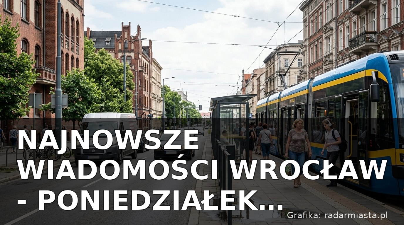 Najnowsze wiadomości Wrocław – Poniedziałek 13.07.2026