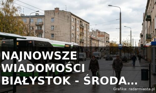 Najnowsze wiadomości Białystok – Środa 21.10.2026