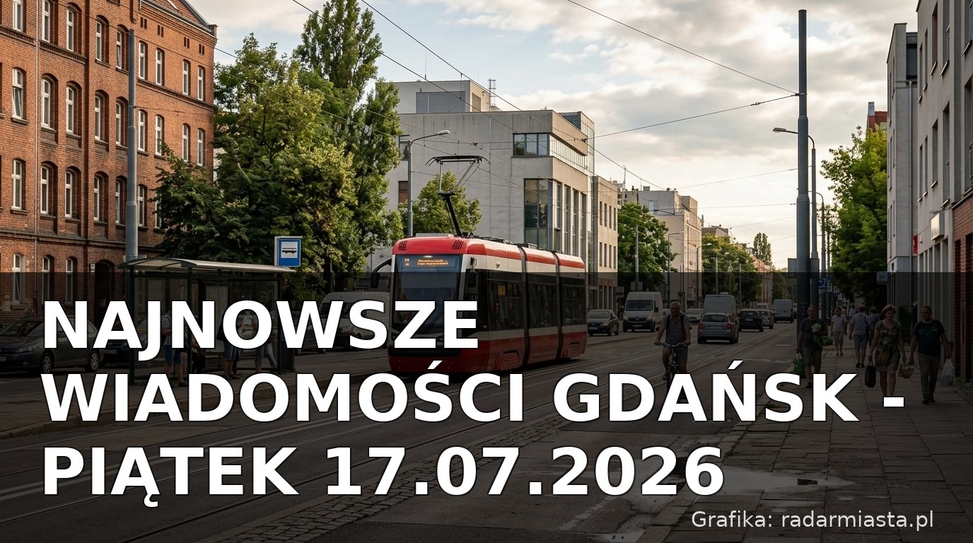 Najnowsze wiadomości Gdańsk – Piątek 17.07.2026