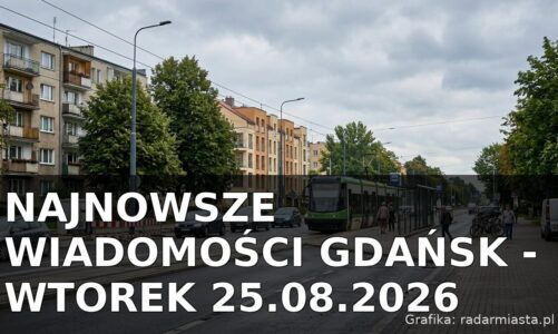 Najnowsze wiadomości Gdańsk – Wtorek 25.08.2026