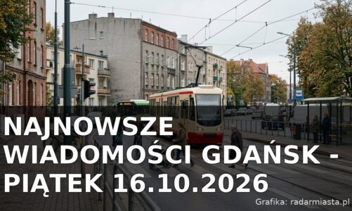 Najnowsze wiadomości Gdańsk – Piątek 16.10.2026