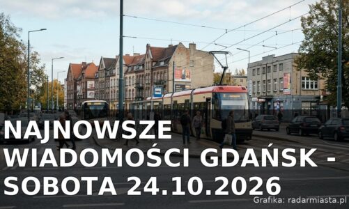 Najnowsze wiadomości Gdańsk – Sobota 24.10.2026