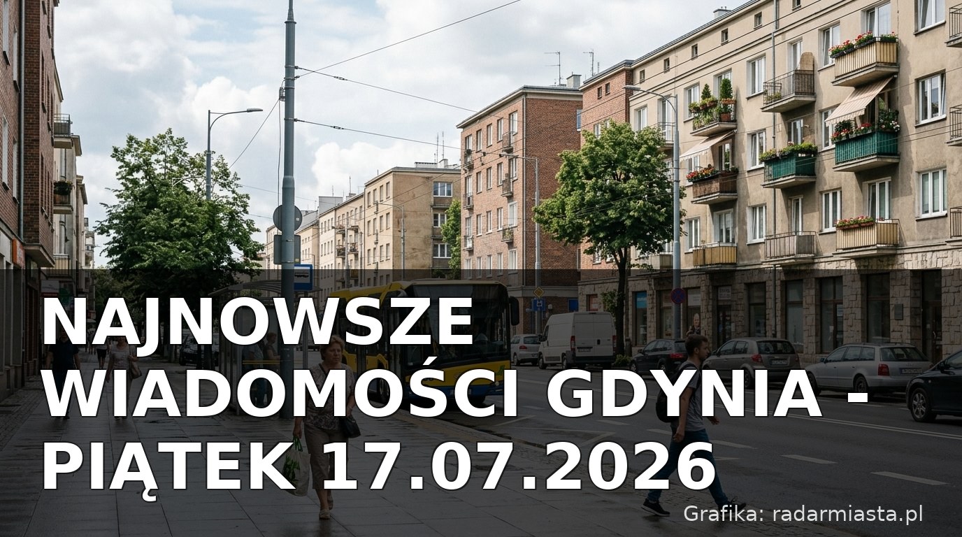 Najnowsze wiadomości Gdynia – Piątek 17.07.2026
