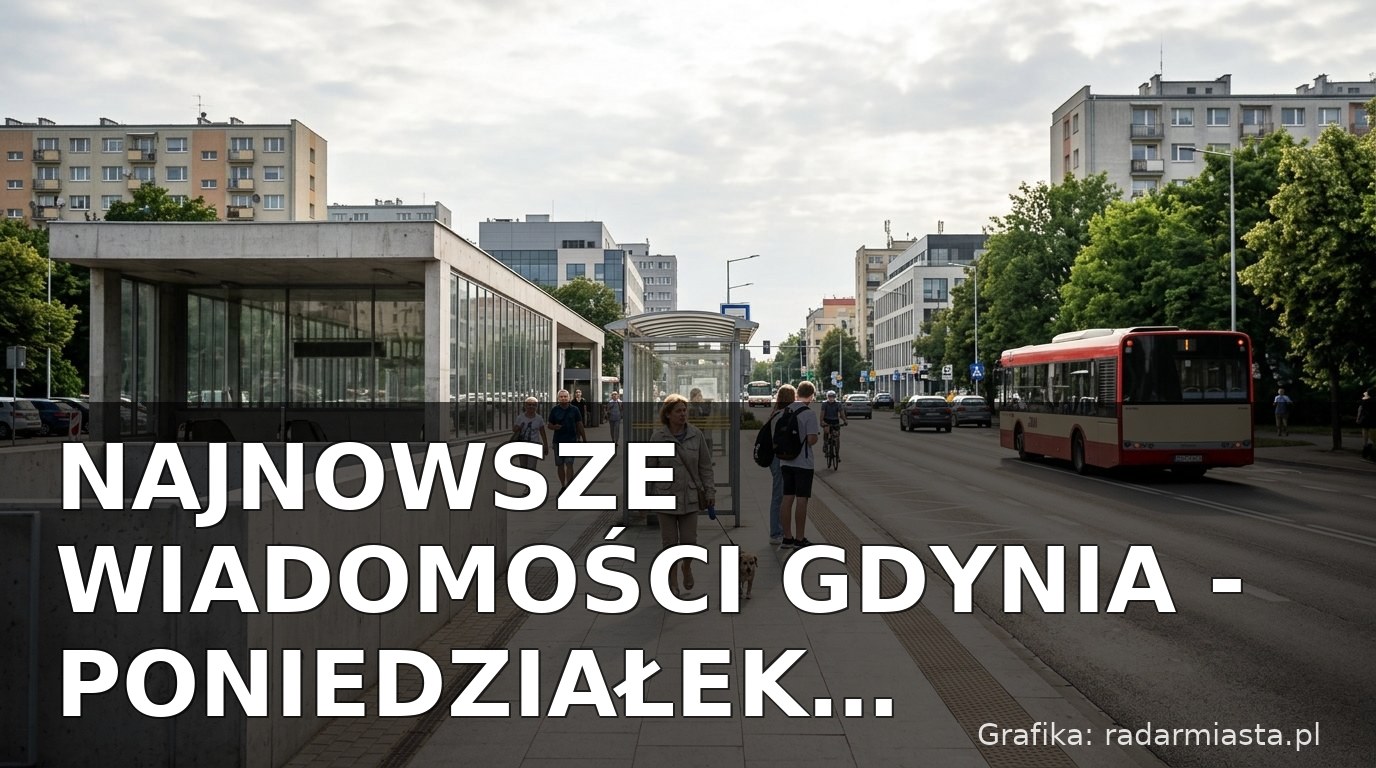 Najnowsze wiadomości Gdynia – Poniedziałek 20.07.2026