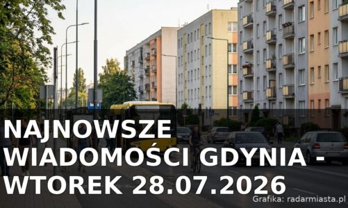 Najnowsze wiadomości Gdynia – Wtorek 28.07.2026