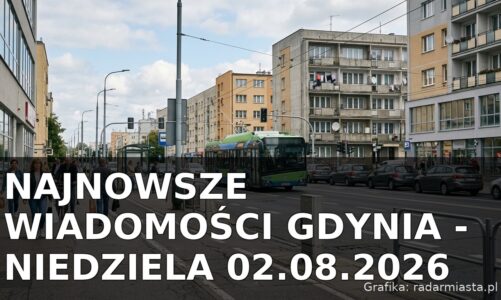 Najnowsze wiadomości Gdynia – Niedziela 02.08.2026