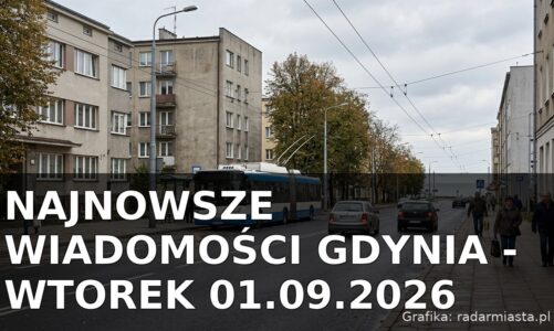 Najnowsze wiadomości Gdynia – Wtorek 01.09.2026