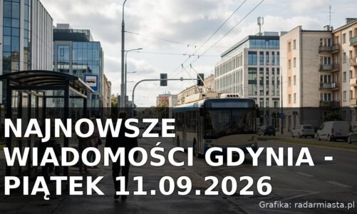 Najnowsze wiadomości Gdynia – Piątek 11.09.2026