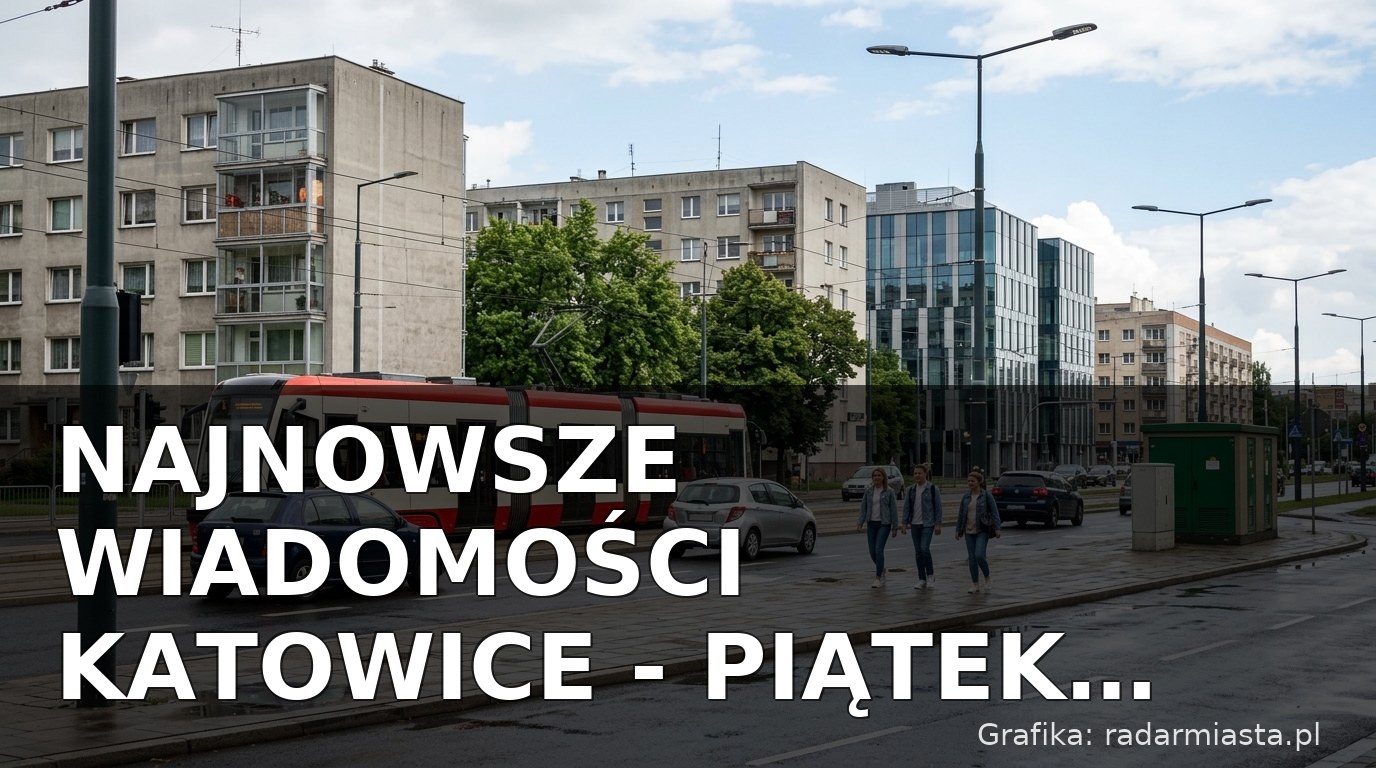 Najnowsze wiadomości Katowice – Piątek 17.07.2026