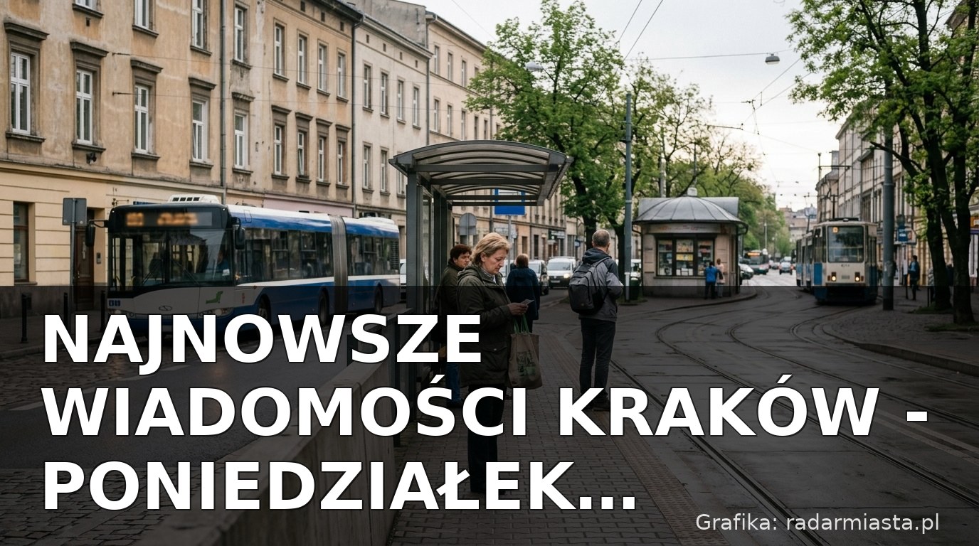 Najnowsze wiadomości Kraków – Poniedziałek 20.07.2026