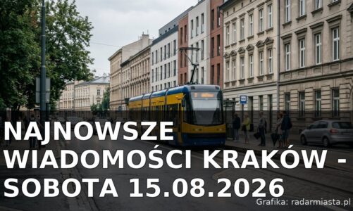 Najnowsze wiadomości Kraków – Sobota 15.08.2026