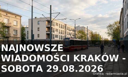 Najnowsze wiadomości Kraków – Sobota 29.08.2026