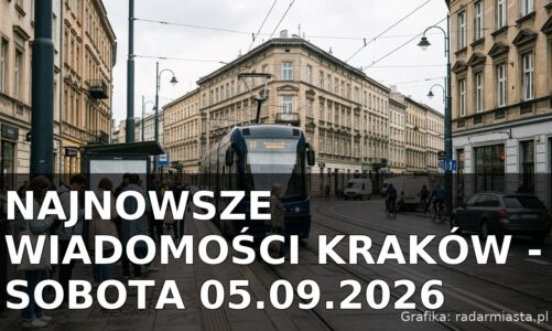 Najnowsze wiadomości Kraków – Sobota 05.09.2026