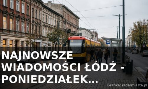 Najnowsze wiadomości Łódź – Poniedziałek 12.10.2026