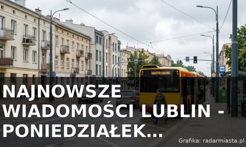 Najnowsze wiadomości Lublin – Poniedziałek 31.08.2026