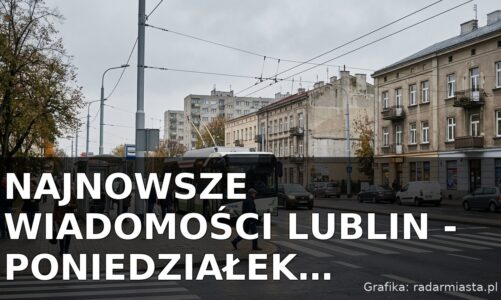 Najnowsze wiadomości Lublin – Poniedziałek 19.10.2026