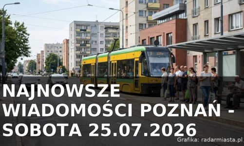 Najnowsze wiadomości Poznań – Sobota 25.07.2026