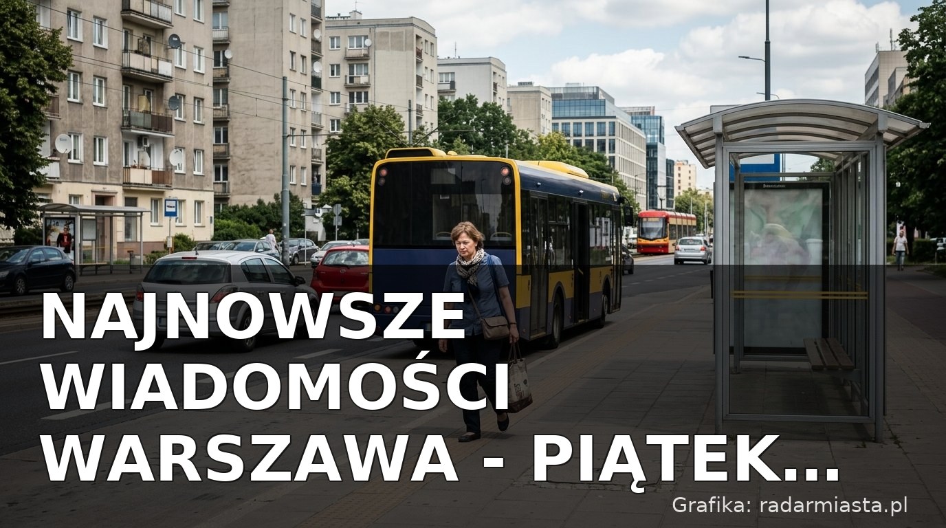 Najnowsze wiadomości Warszawa – Piątek 17.07.2026