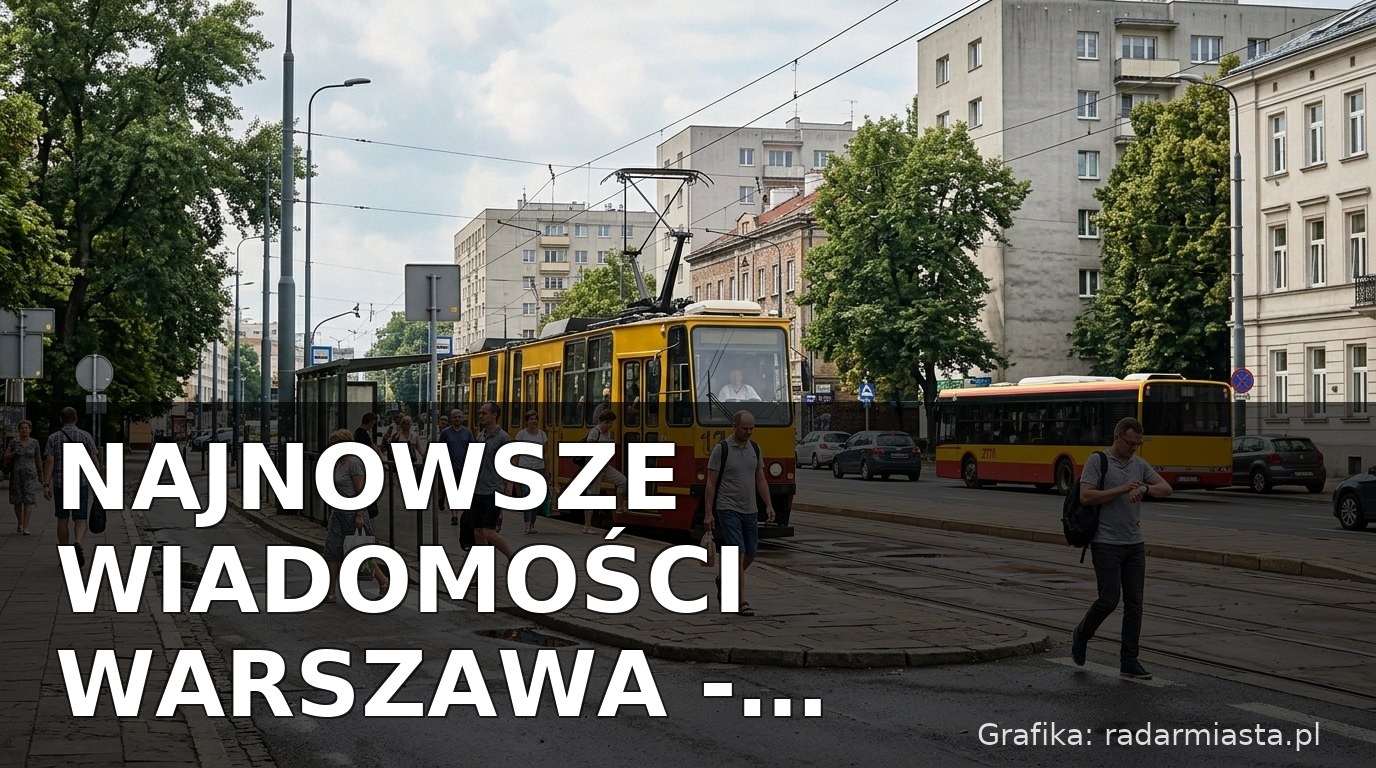 Najnowsze wiadomości Warszawa – Poniedziałek 20.07.2026