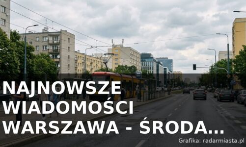 Najnowsze wiadomości Warszawa – Środa 22.07.2026