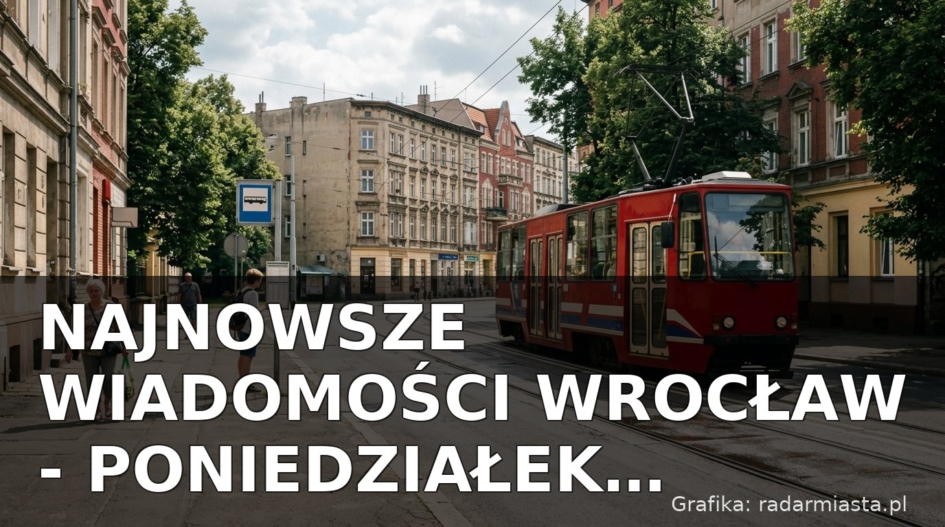 Najnowsze wiadomości Wrocław – Poniedziałek 20.07.2026