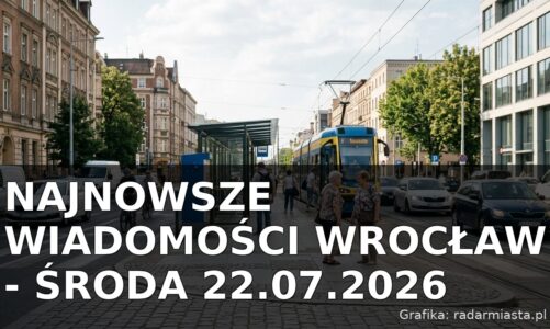 Najnowsze wiadomości Wrocław – Środa 22.07.2026