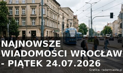 Najnowsze wiadomości Wrocław – Piątek 24.07.2026