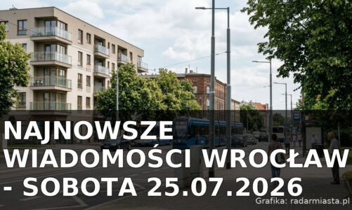 Najnowsze wiadomości Wrocław – Sobota 25.07.2026