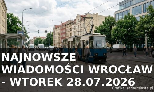 Najnowsze wiadomości Wrocław – Wtorek 28.07.2026