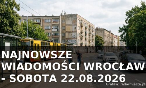 Najnowsze wiadomości Wrocław – Sobota 22.08.2026
