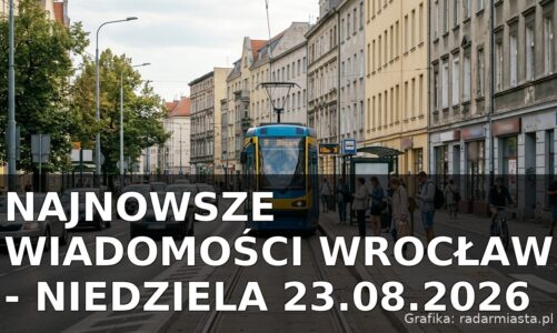 Najnowsze wiadomości Wrocław – Niedziela 23.08.2026