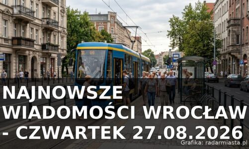 Najnowsze wiadomości Wrocław – Czwartek 27.08.2026