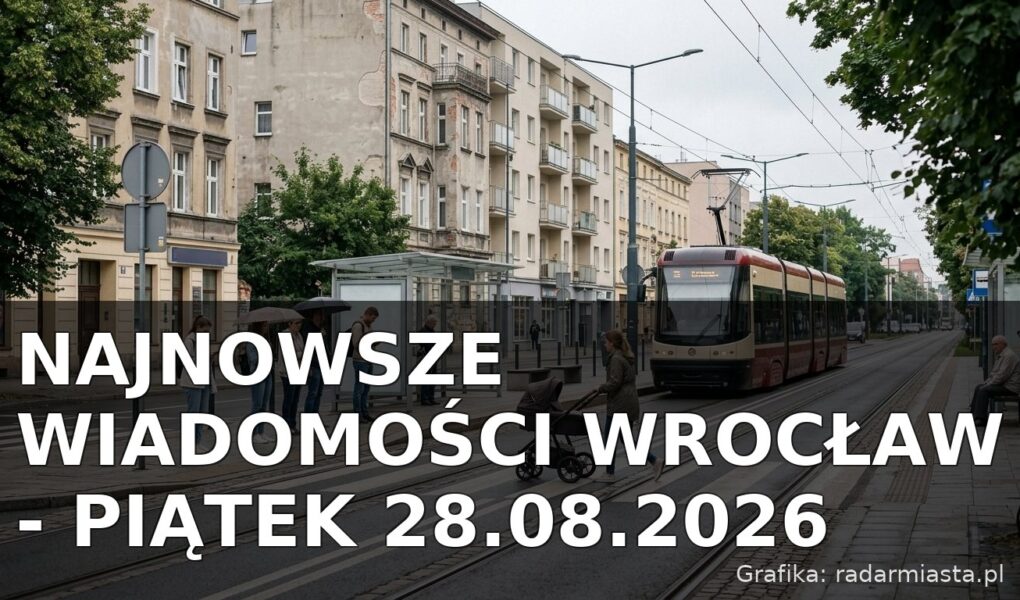Najnowsze wiadomości Wrocław – Piątek 28.08.2026