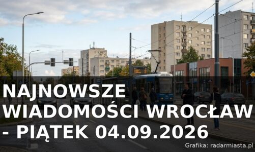Najnowsze wiadomości Wrocław – Piątek 04.09.2026