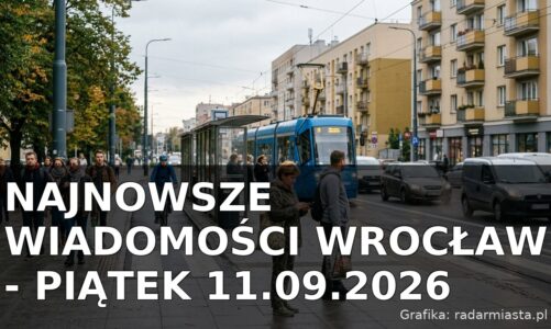 Najnowsze wiadomości Wrocław – Piątek 11.09.2026