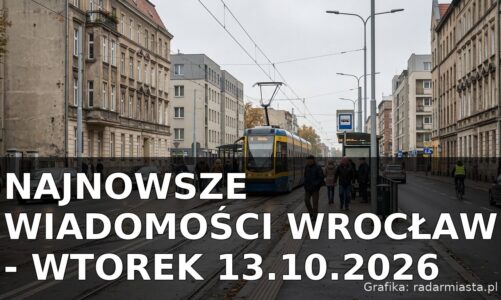 Najnowsze wiadomości Wrocław – Wtorek 13.10.2026
