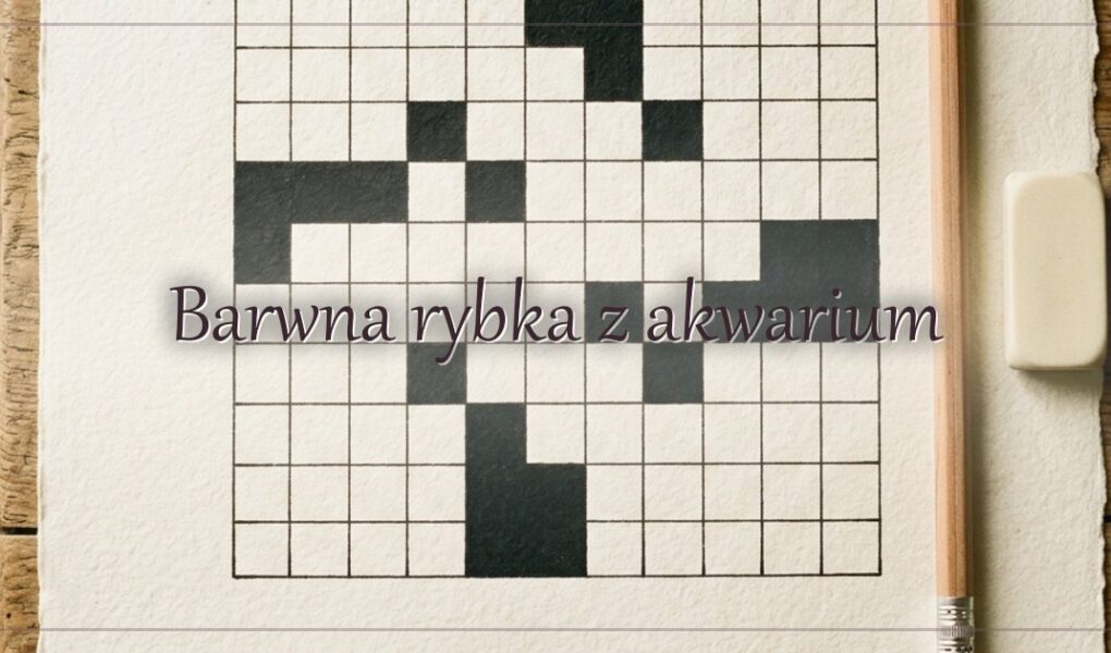 Barwna rybka z akwarium