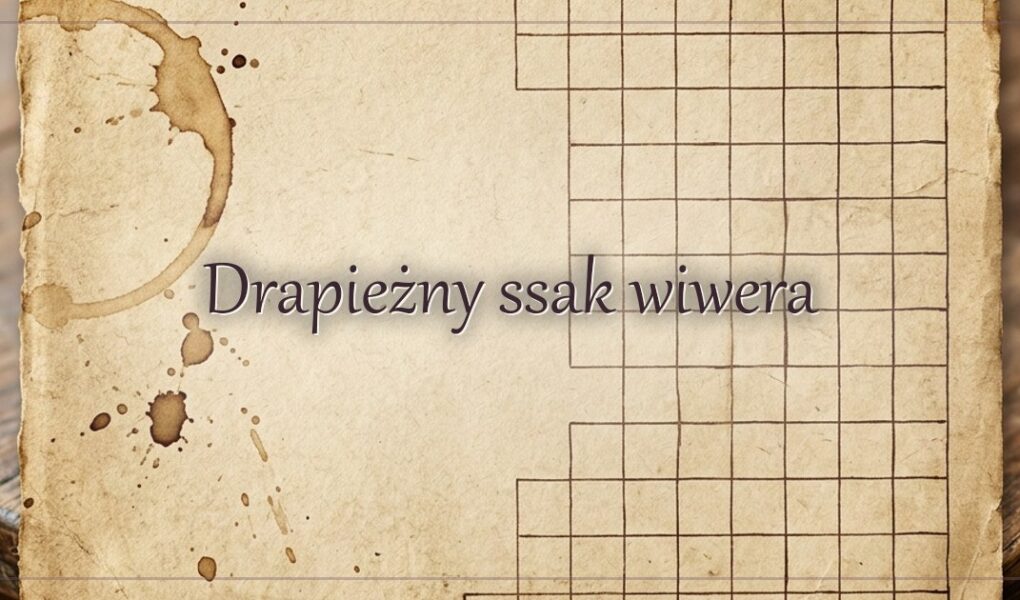 Drapieżny ssak wiwera