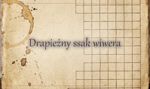 Drapieżny ssak wiwera – hasło do krzyżówki