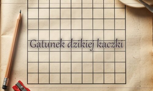Gatunek dzikiej kaczki – hasło do krzyżówki