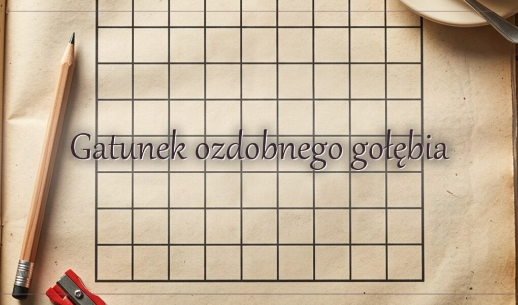 Gatunek ozdobnego gołębia