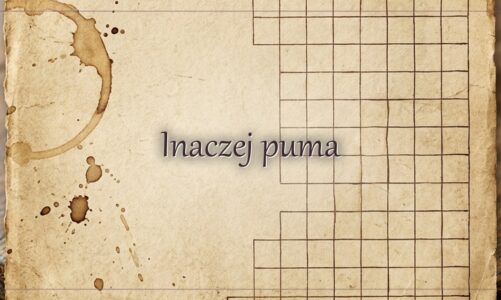 Inaczej puma – hasło do krzyżówki